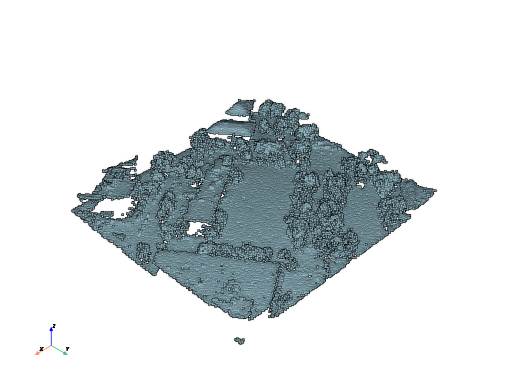 b create point cloud