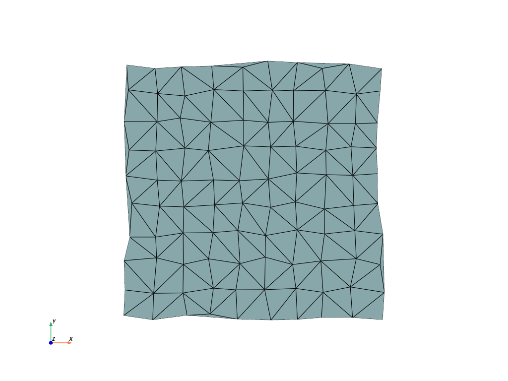 d create tri surface