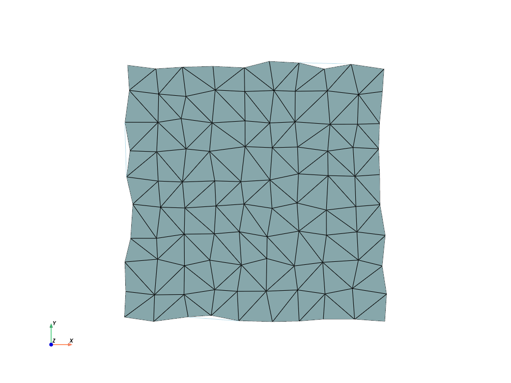 d create tri surface